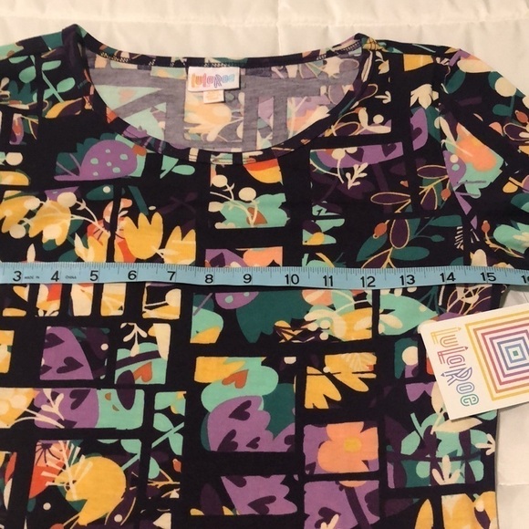 NWT LuLaRoe Julia dress with design - Picture 5 of 7